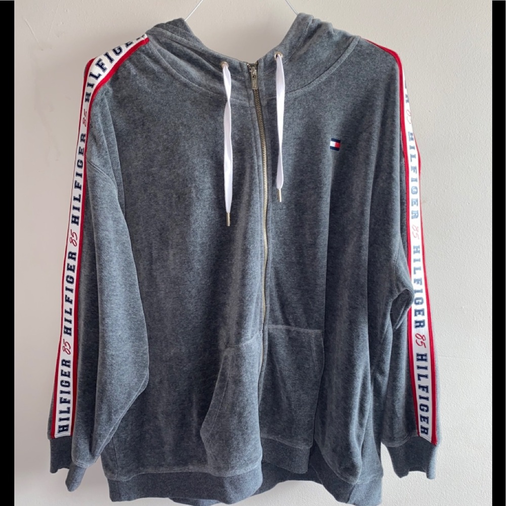 Tommy Hilfiger sport velour sweatshirt 2X